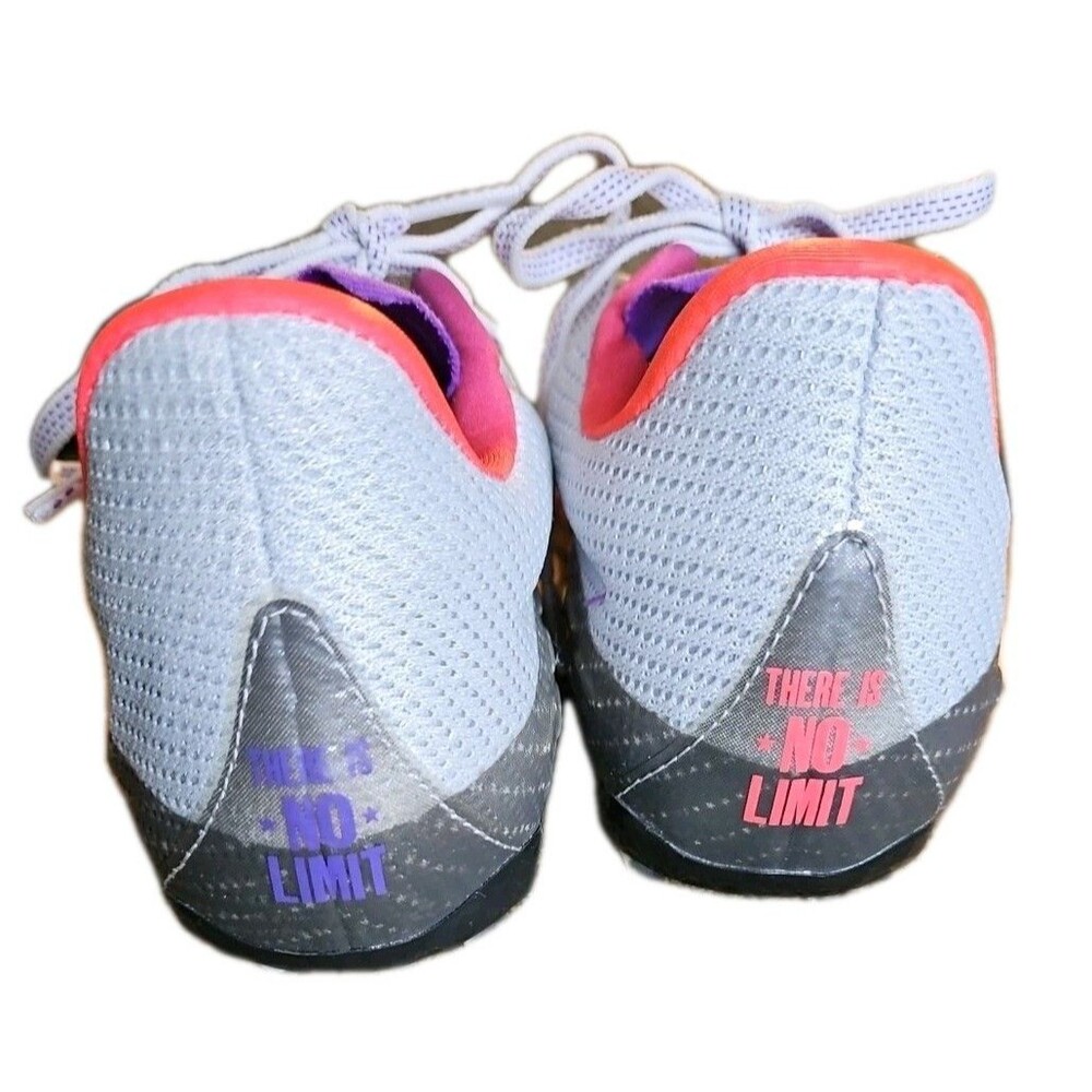 Under Armour UA Blur Smoke MC Womens Gray Purple Soccer/Lacrosse Cleats SZ 8.5 - Picture 5 of 9